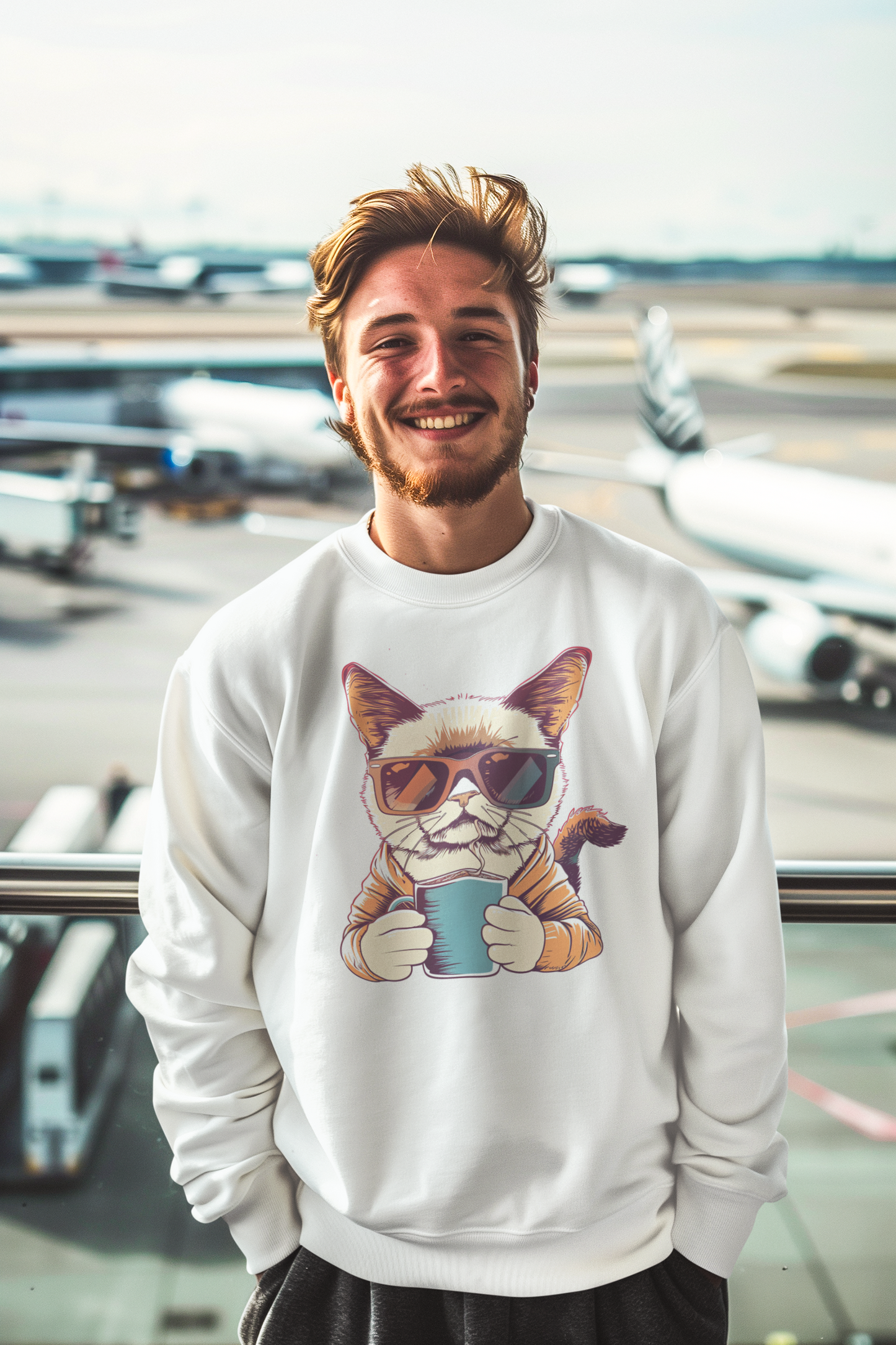 Retro Grumpy Cat Sweatshirt – Cozy & Bold Style