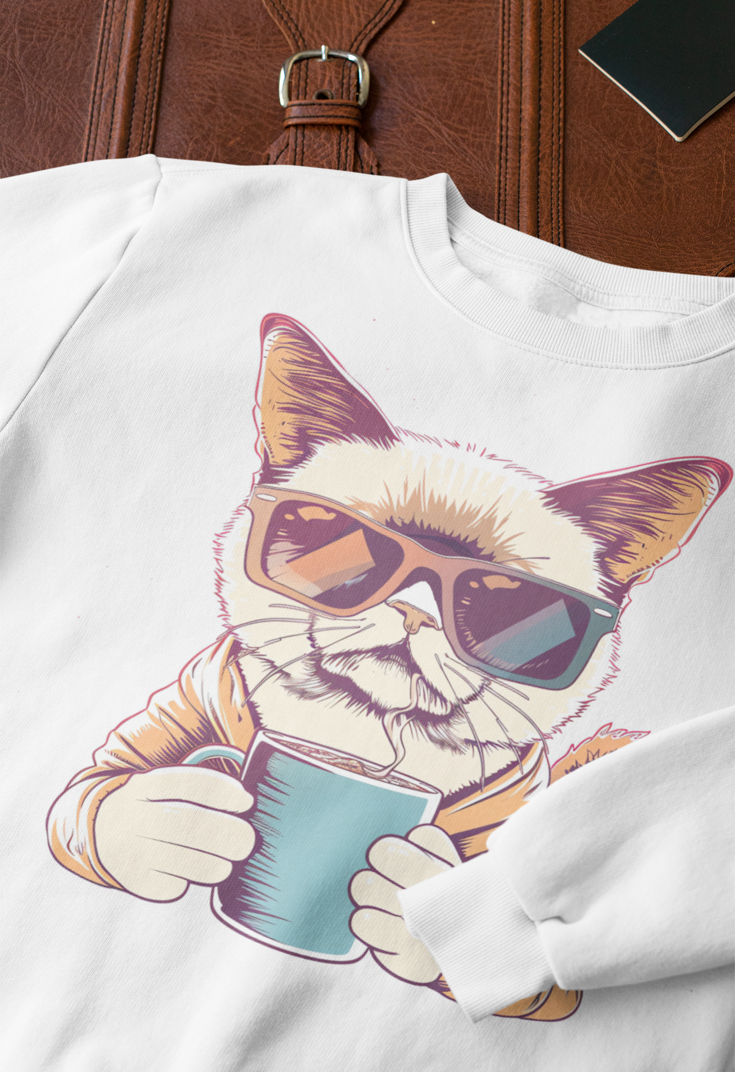 Retro Grumpy Cat Sweatshirt – Cozy & Bold Style