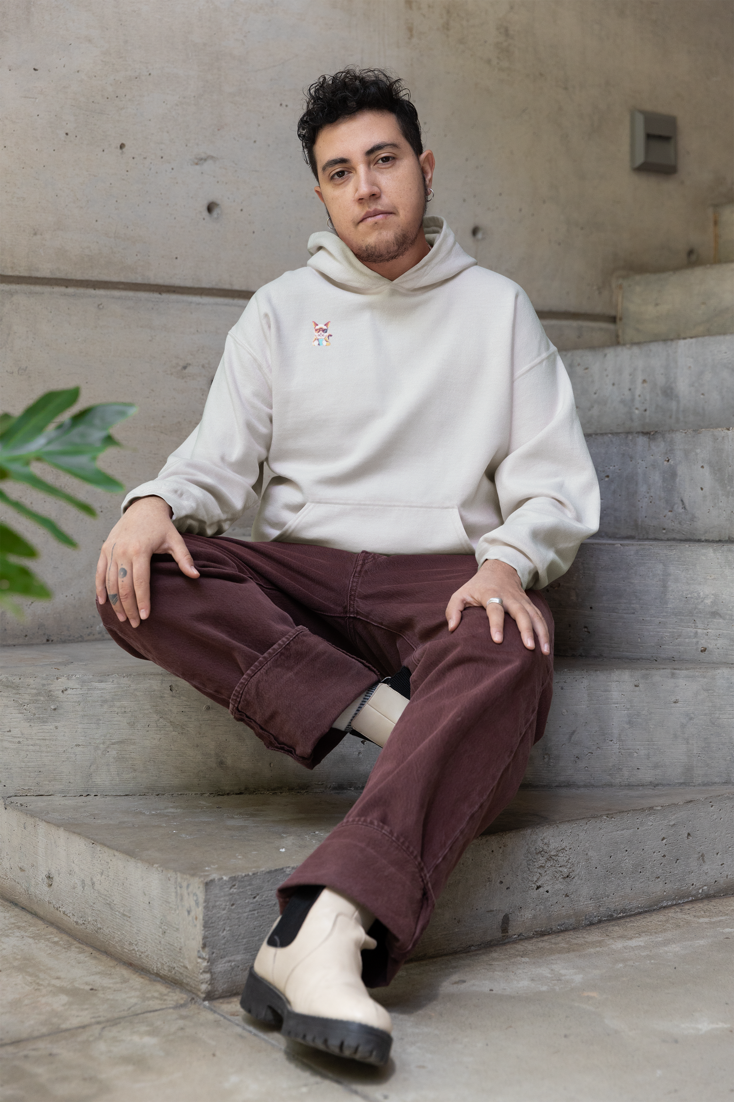 Cool Cat Hoodie – Sunset Coffee Edition