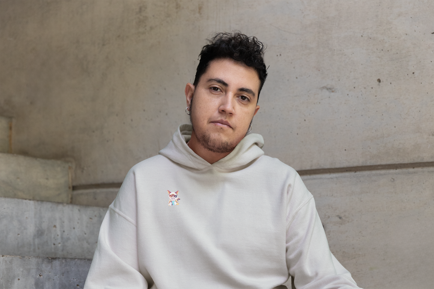 Cool Cat Hoodie – Sunset Coffee Edition