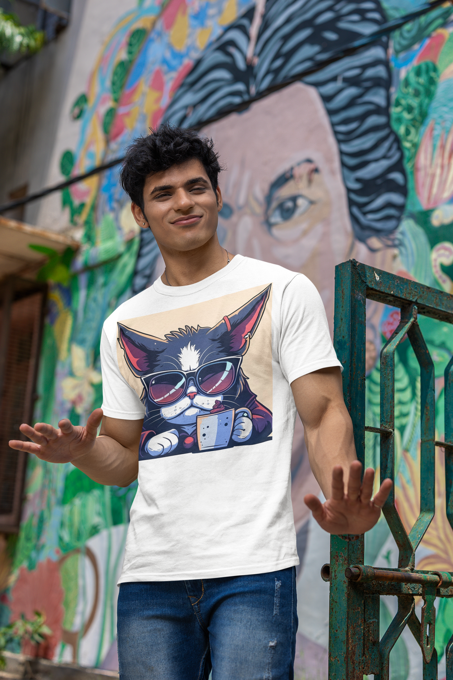 Grumpy Cat T-Shirt | Funny Retro Unisex Tee for Cat Lovers
