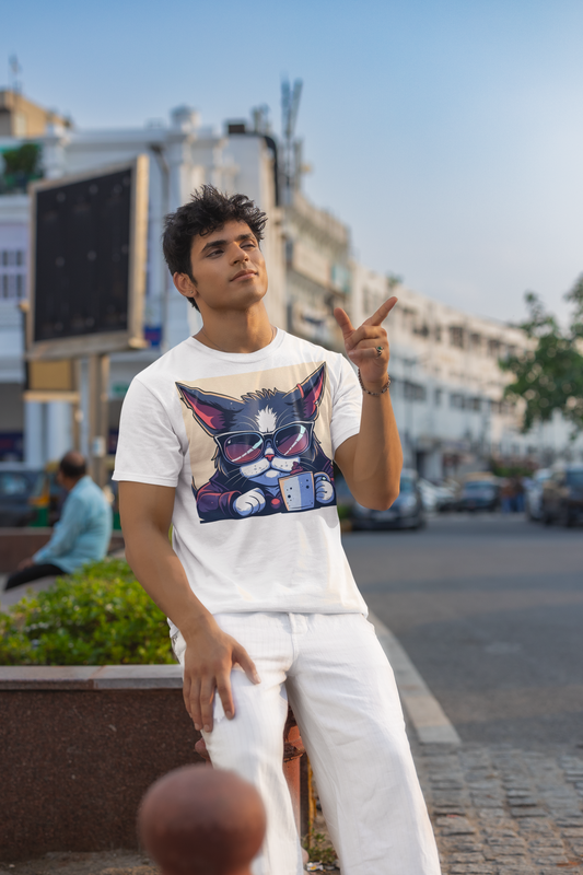 Grumpy Cat T-Shirt | Funny Retro Unisex Tee for Cat Lovers