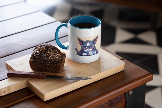 Color Inside Ceramic Mug – 11oz/15oz | Grumpy Cat Club